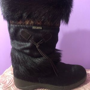 Tecnica Women’s Fur Cold Weather Fashion Boot